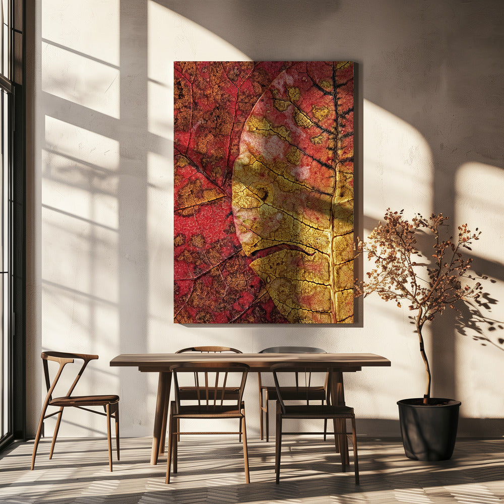 Stervend blad | Canvas