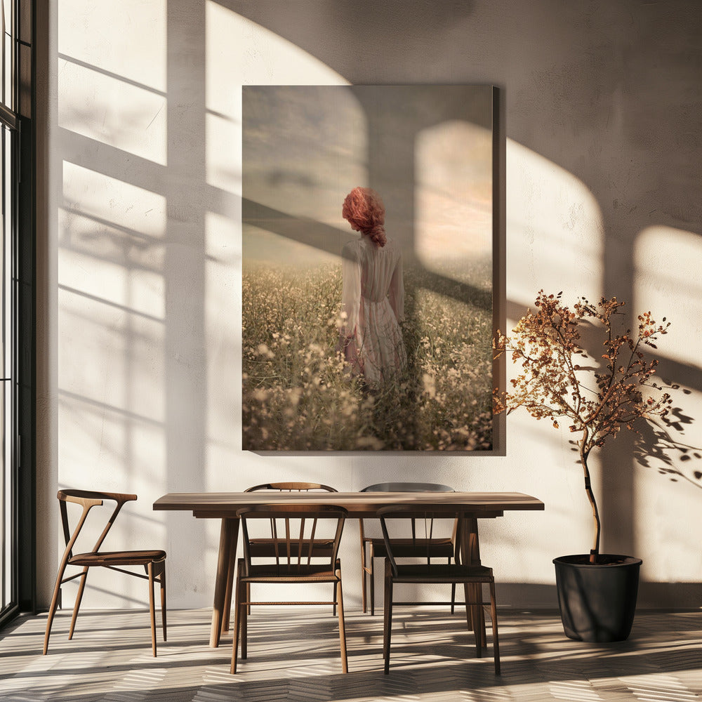 Veld in pastel | Canvas