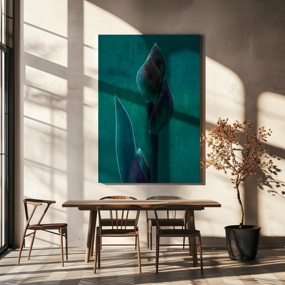 Blauwe charade. | Canvas