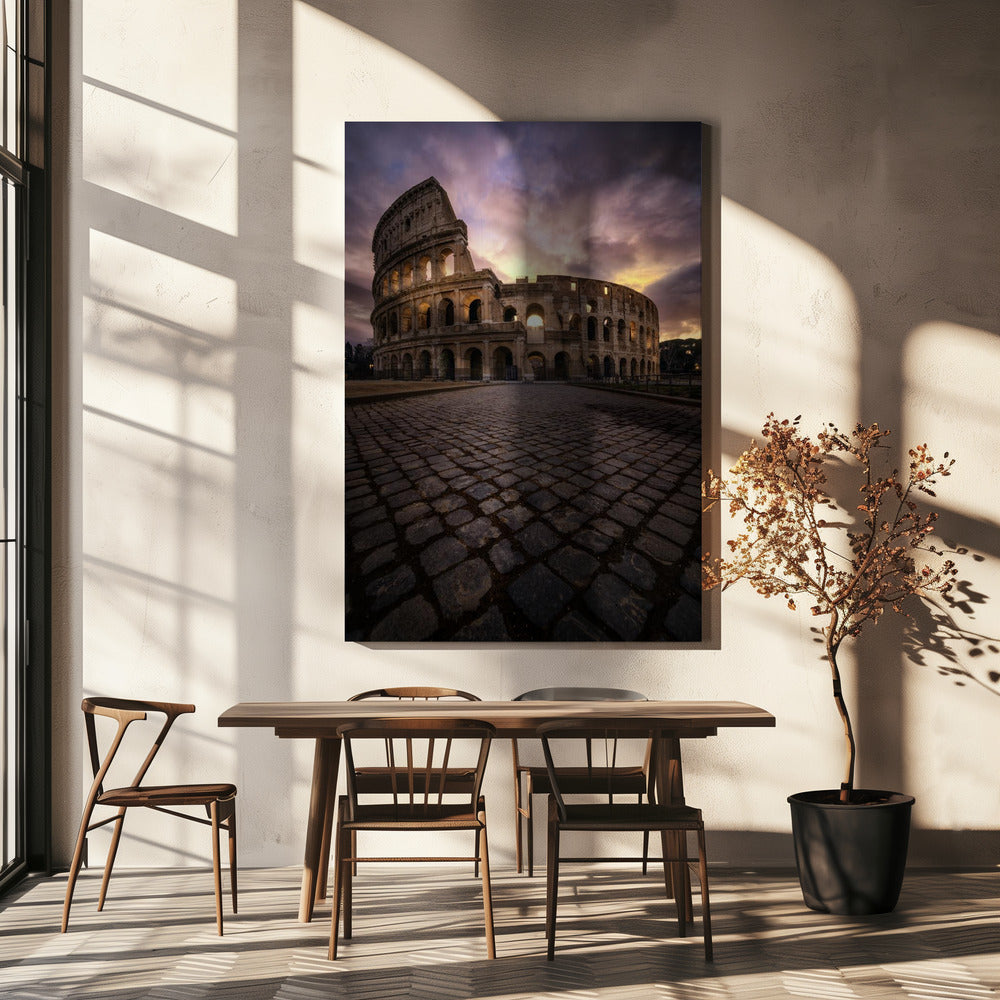Tres luces geen bruine perdidas. | Canvas