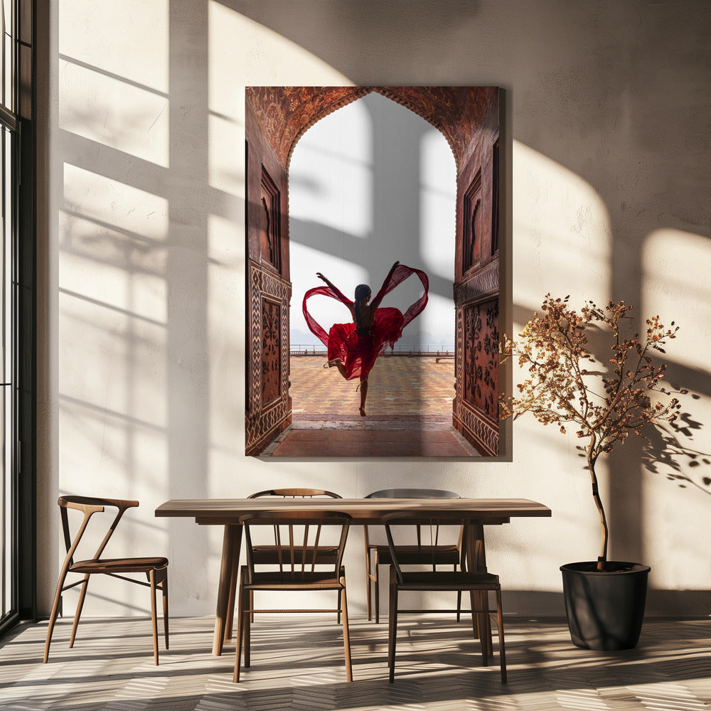 Het hart van de Taj Mahal | Canvas