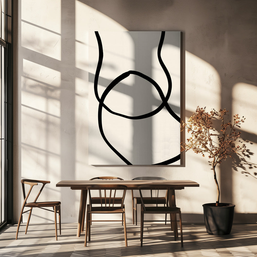 Black Lines 04 | Canvas