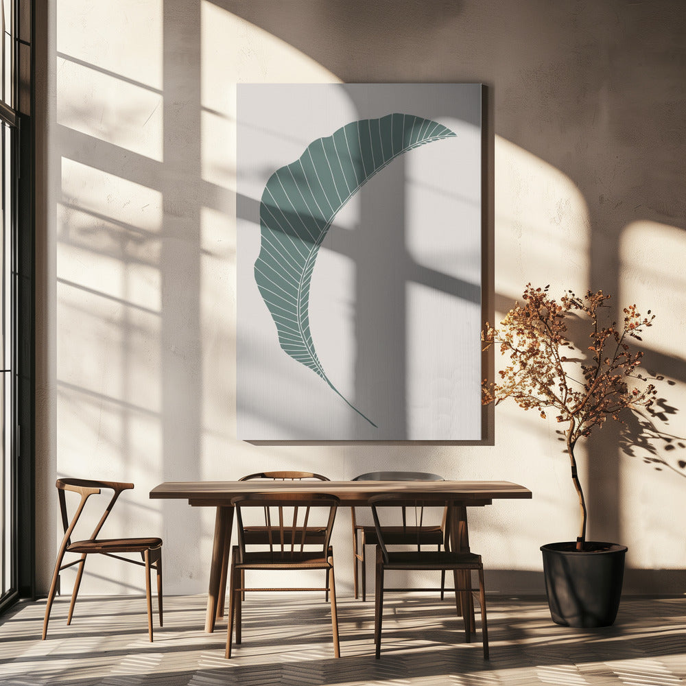 Bananenbladgroen | Canvas