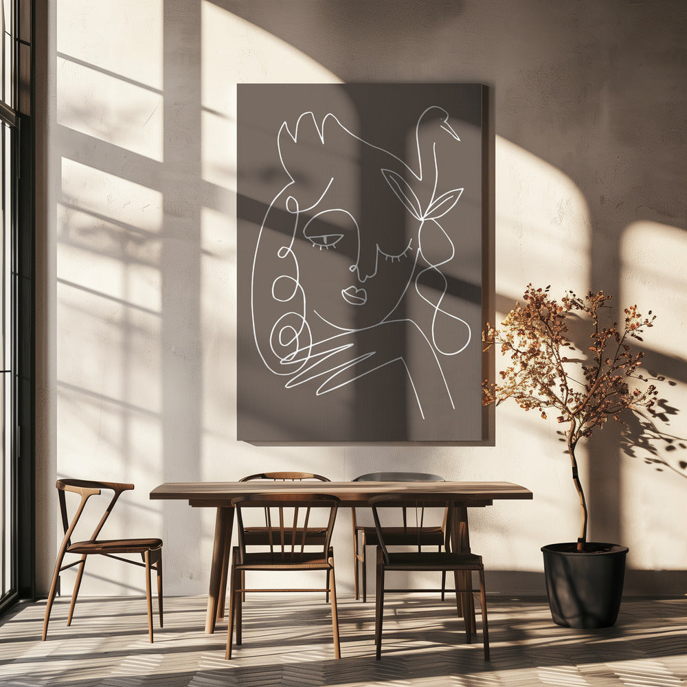 De Zwaan Bruin | Canvas