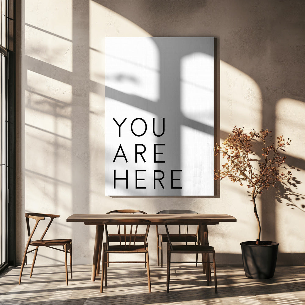 Je bent hier | Canvas