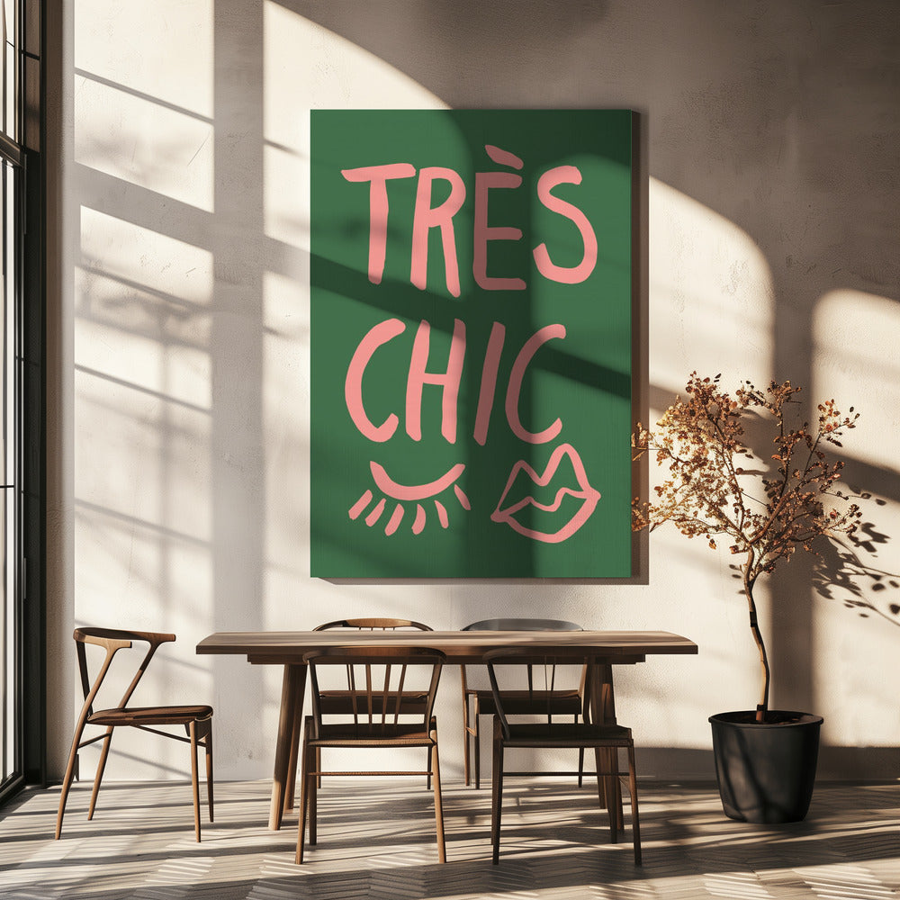 Zeer chique groen | Canvas