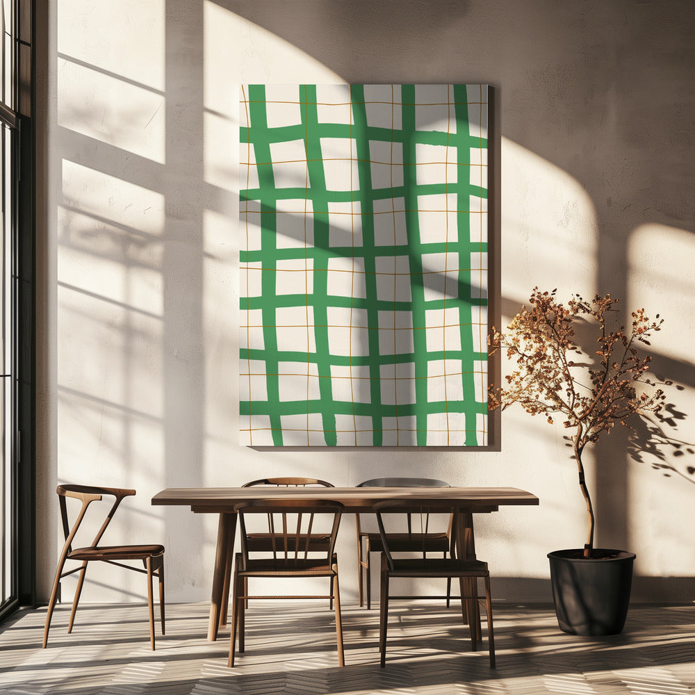 Groen raster | Canvas