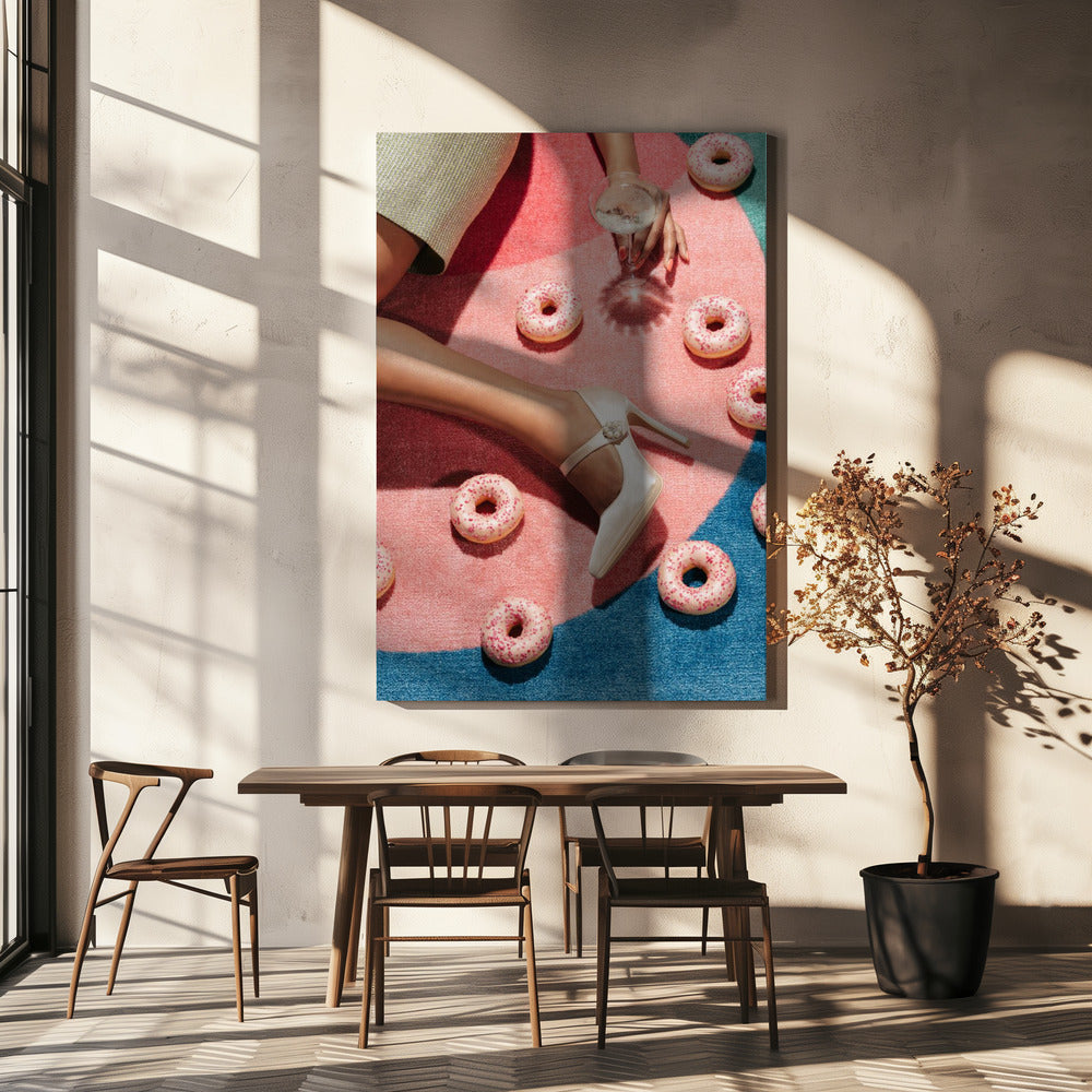 Roze Picknick #02 | Canvas