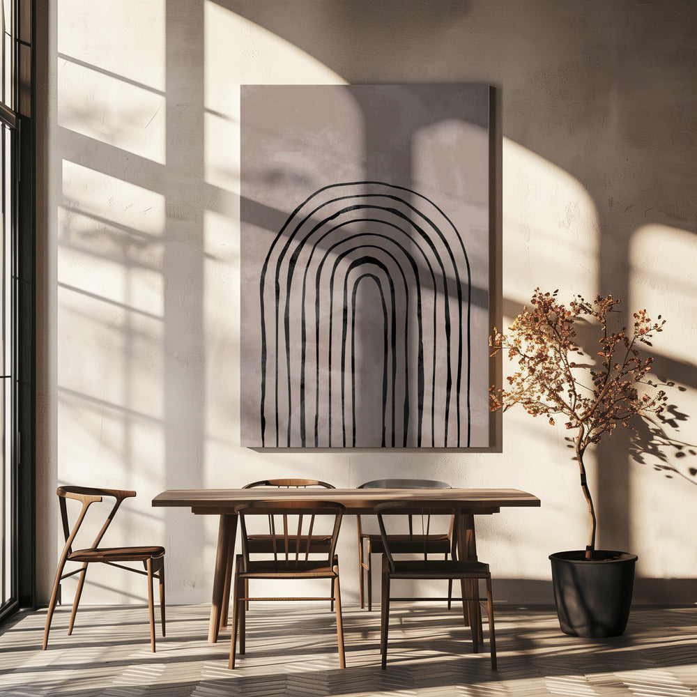 Arch_one way_004_zwart | Canvas