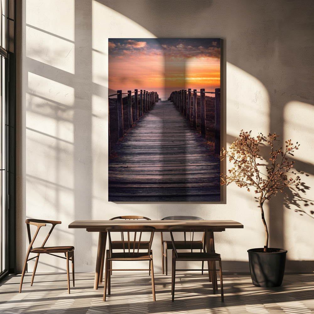 Het pad | Canvas