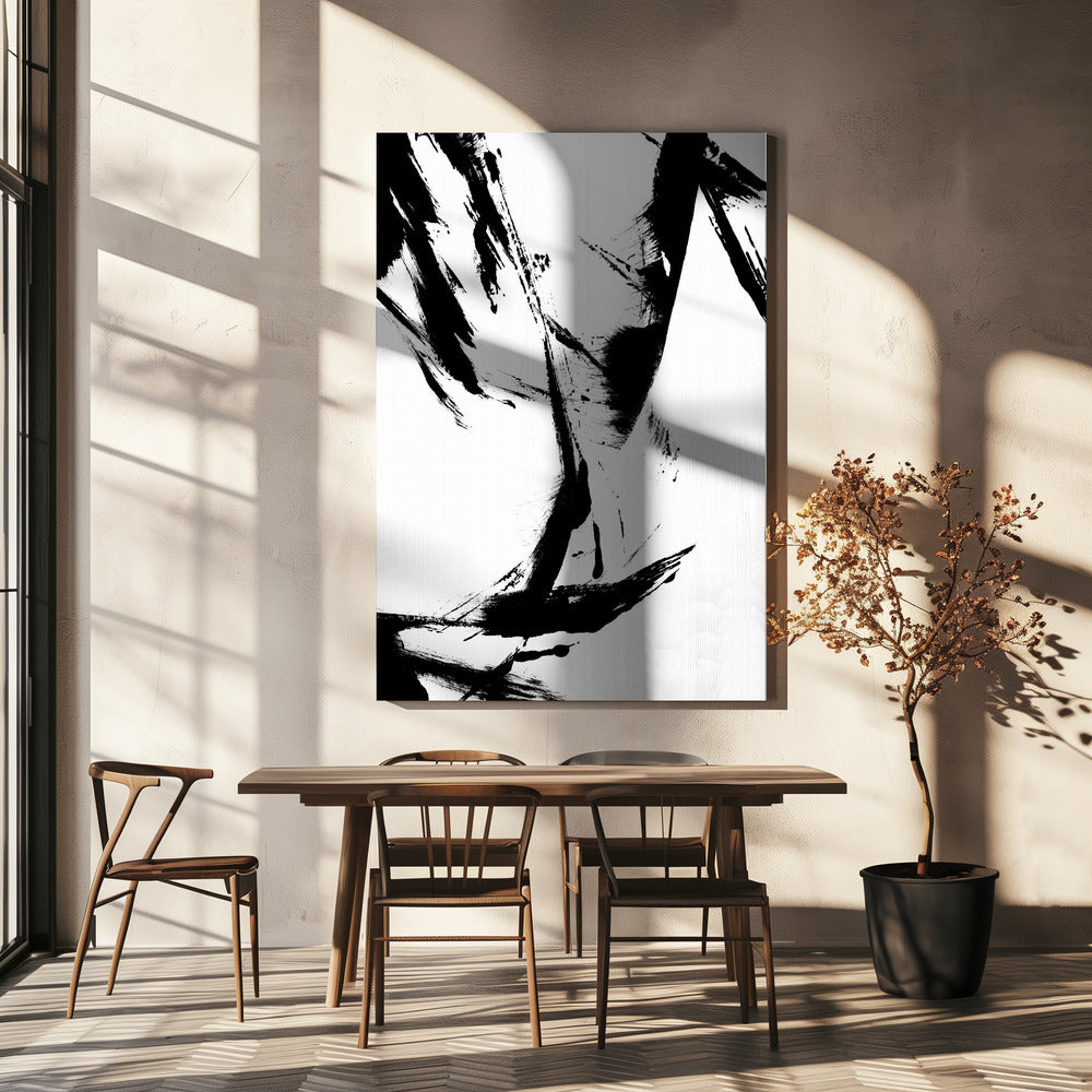 Inktpenseelstroom | Canvas
