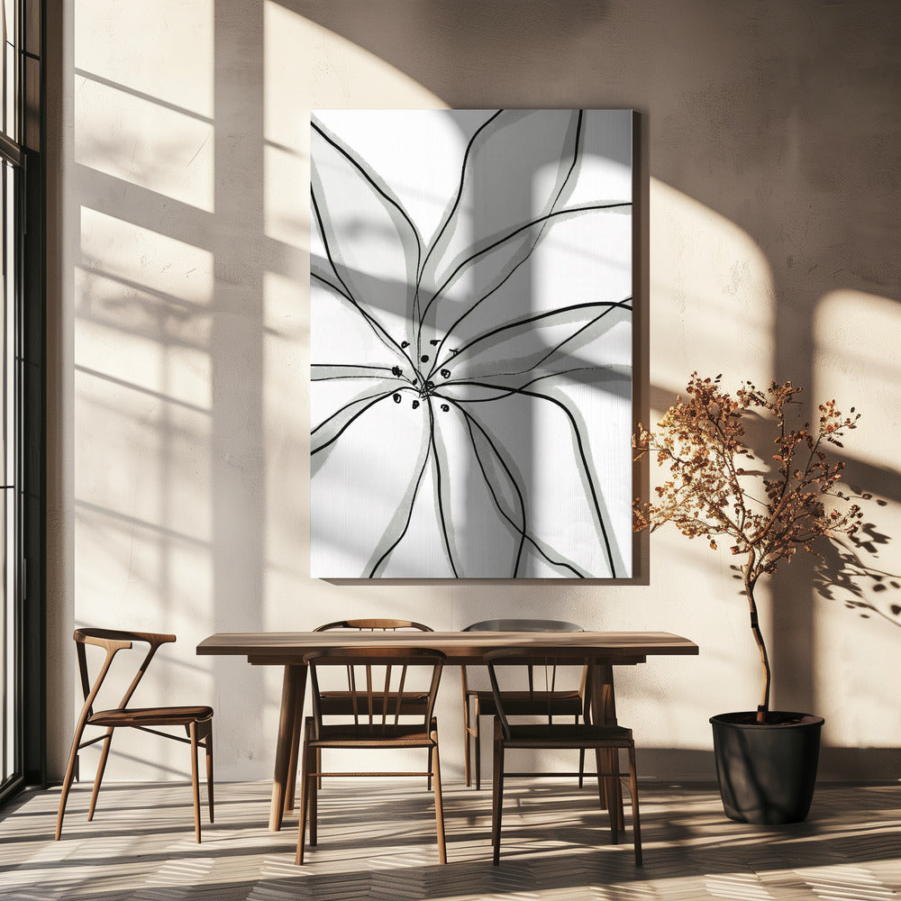 Delicate bloemblaadjes | Canvas