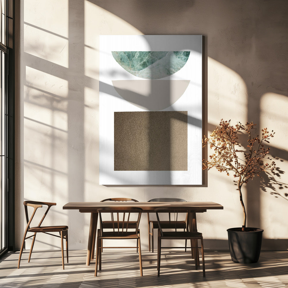 Minimalistische geometrische vormen | Canvas