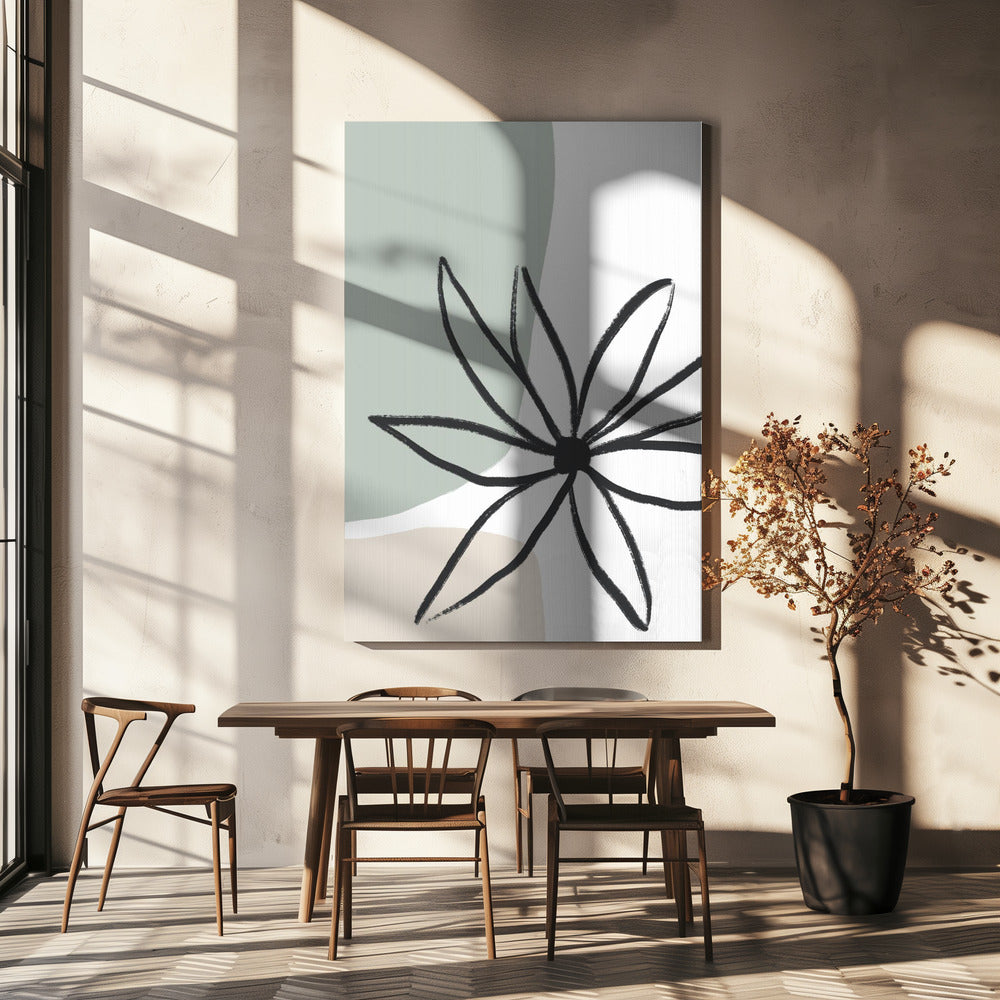 Bloemblaadjes van eenvoud | Canvas