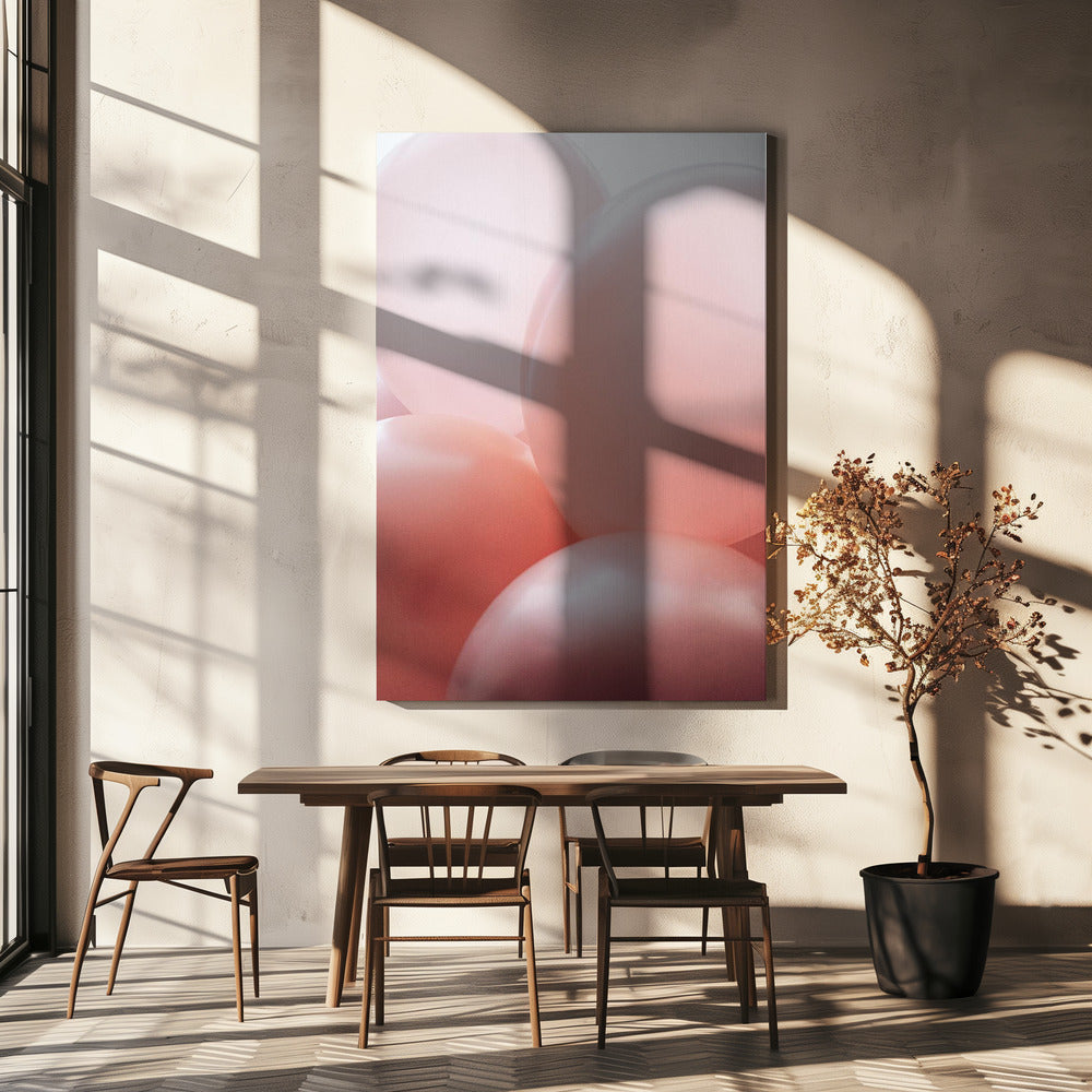 Soft Pink Balloons | Canvas