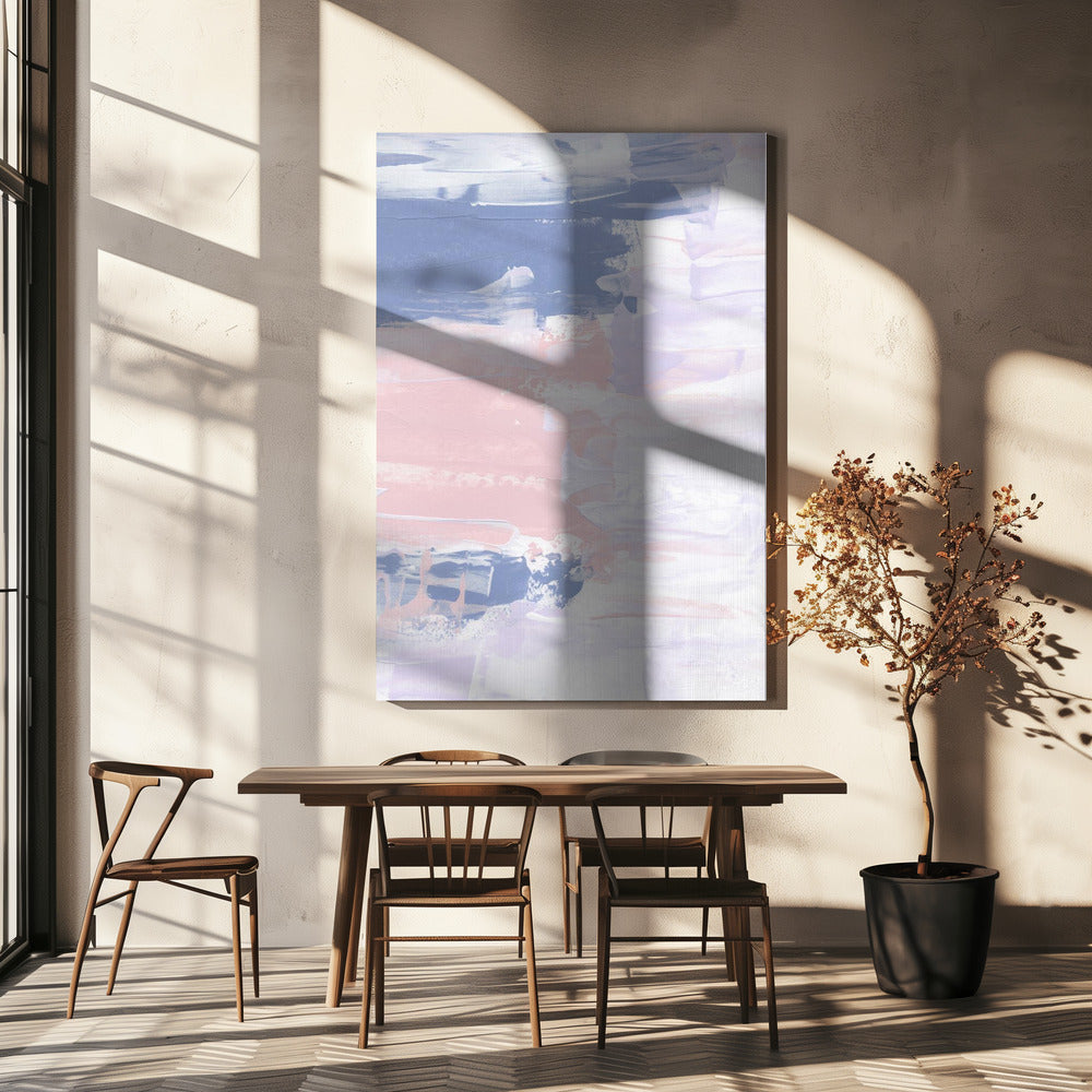 Pastelpenseelstreken | Canvas