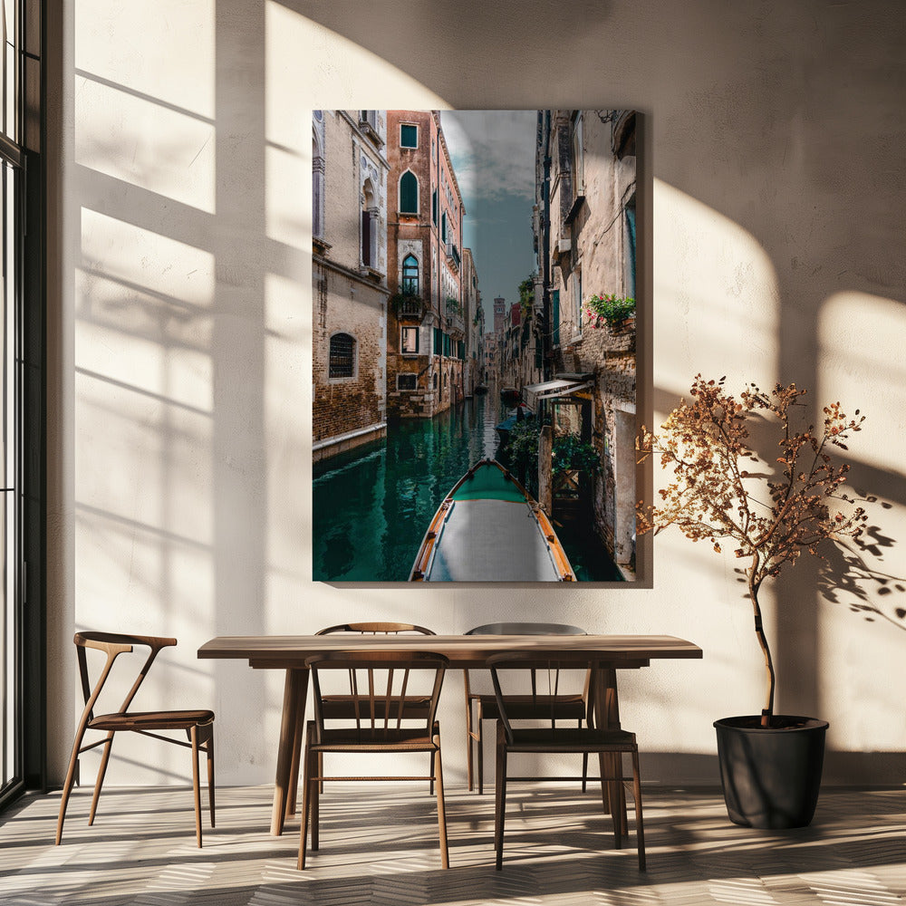 Boat on the river | Canvas