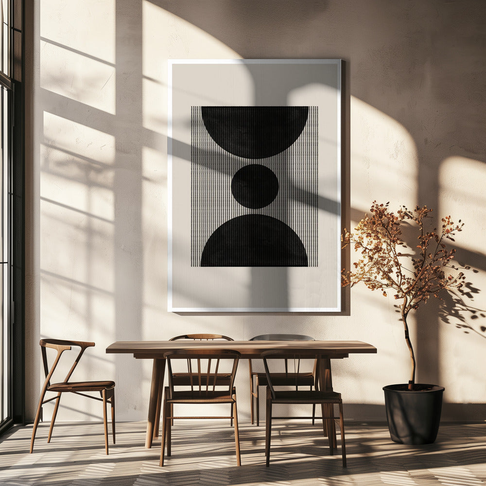 Geometrische echo's | Canvas