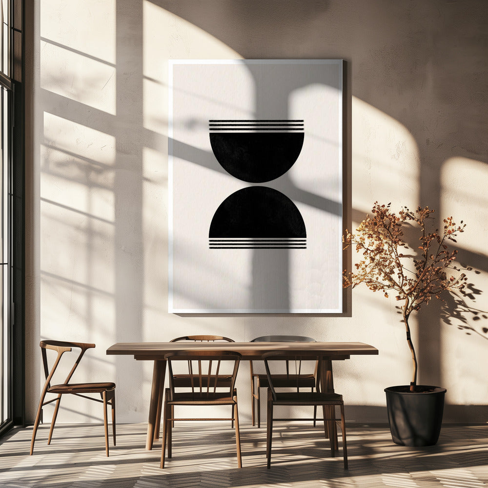 Symmetrische echo's | Canvas