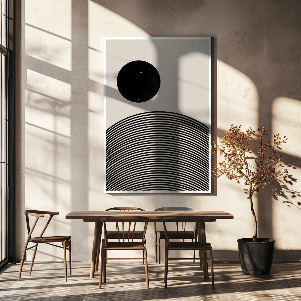 Cirkel en krommen | Canvas