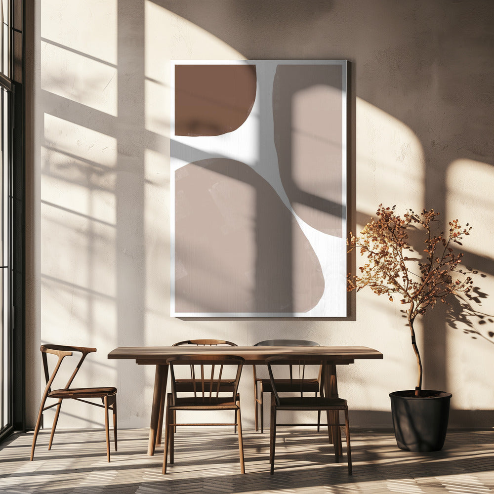 Zachte compositie nr. 4. | Canvas
