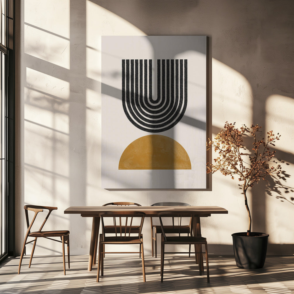 Gouden Echoes | Canvas