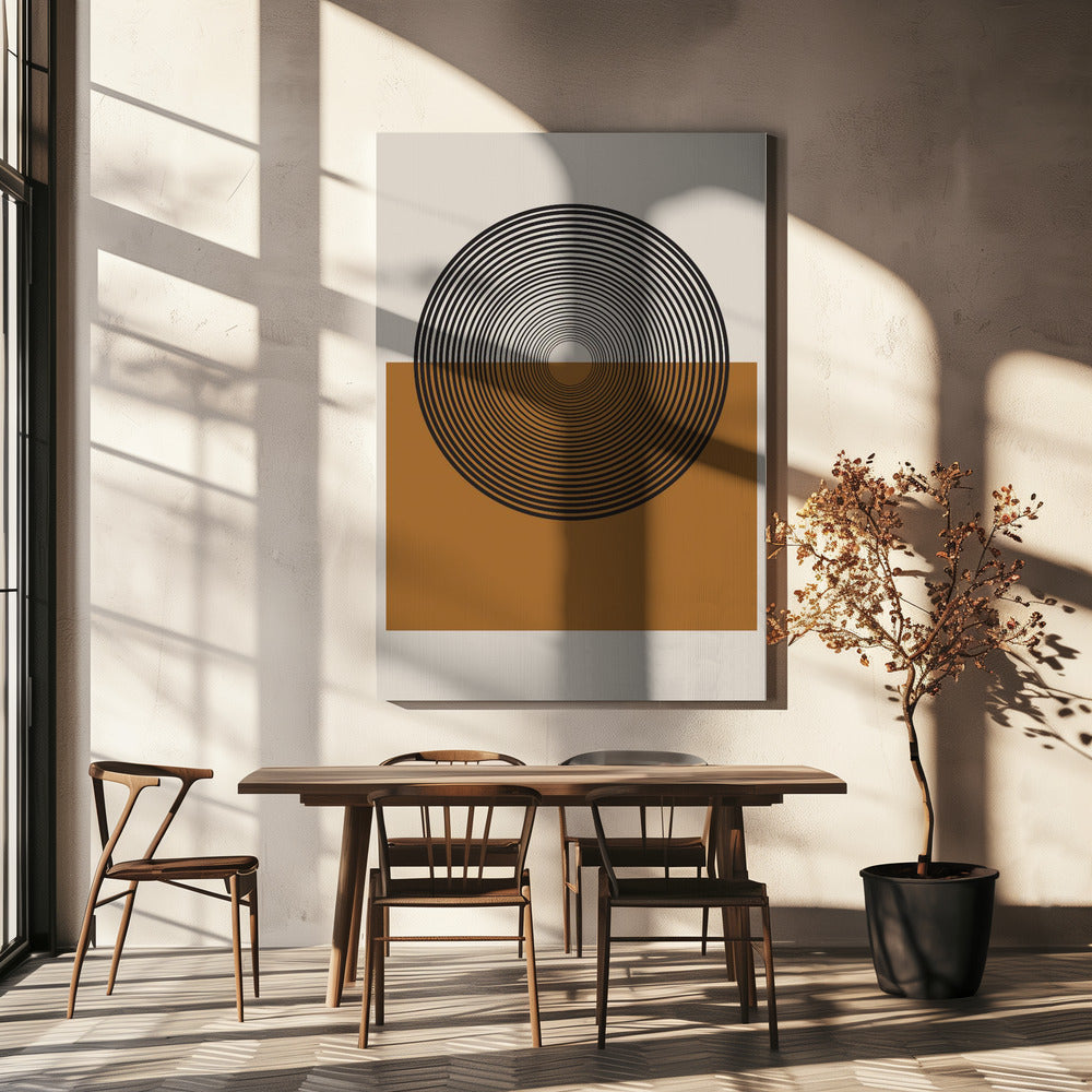 Concentrische reflecties | Canvas