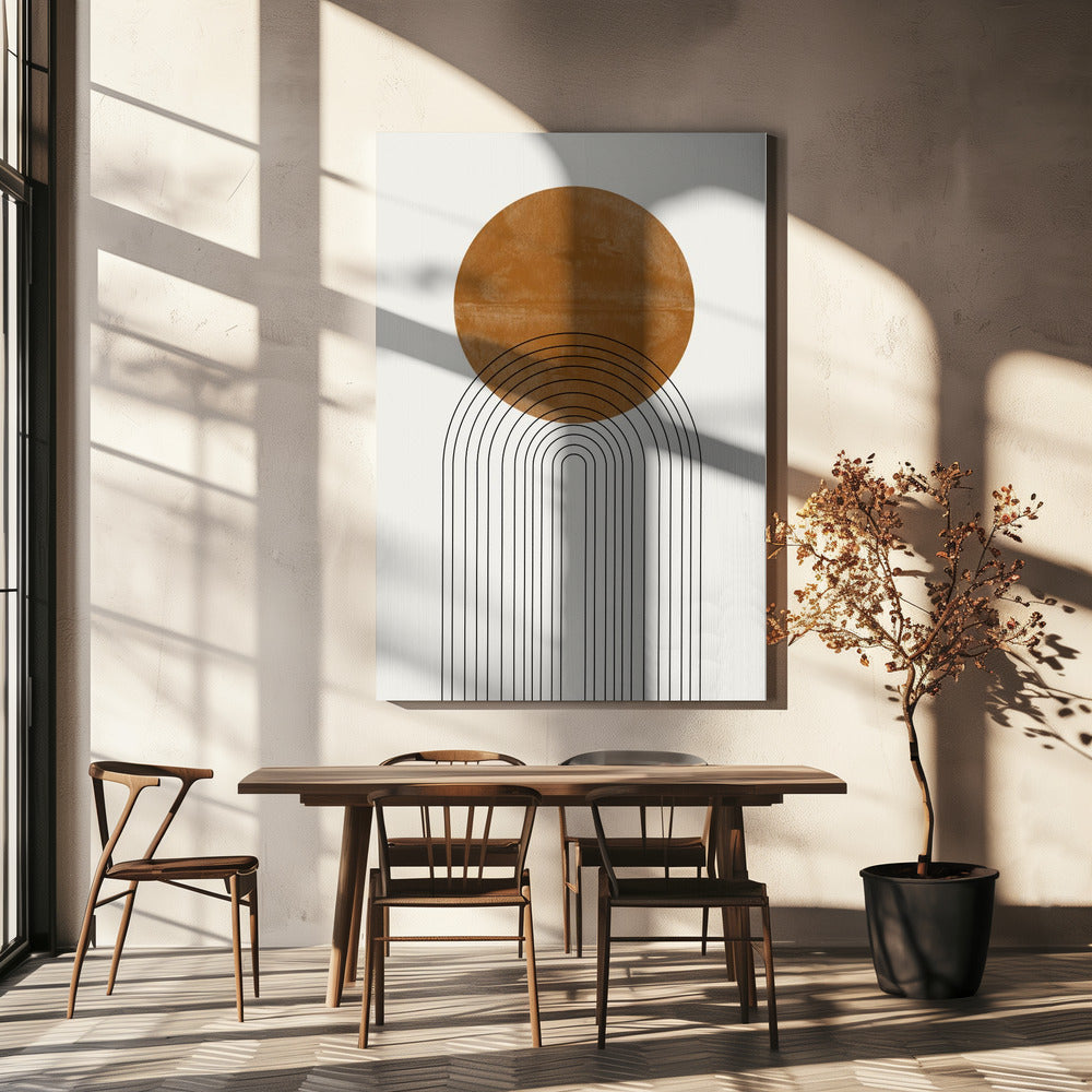 Golden Arch Echoes | Canvas