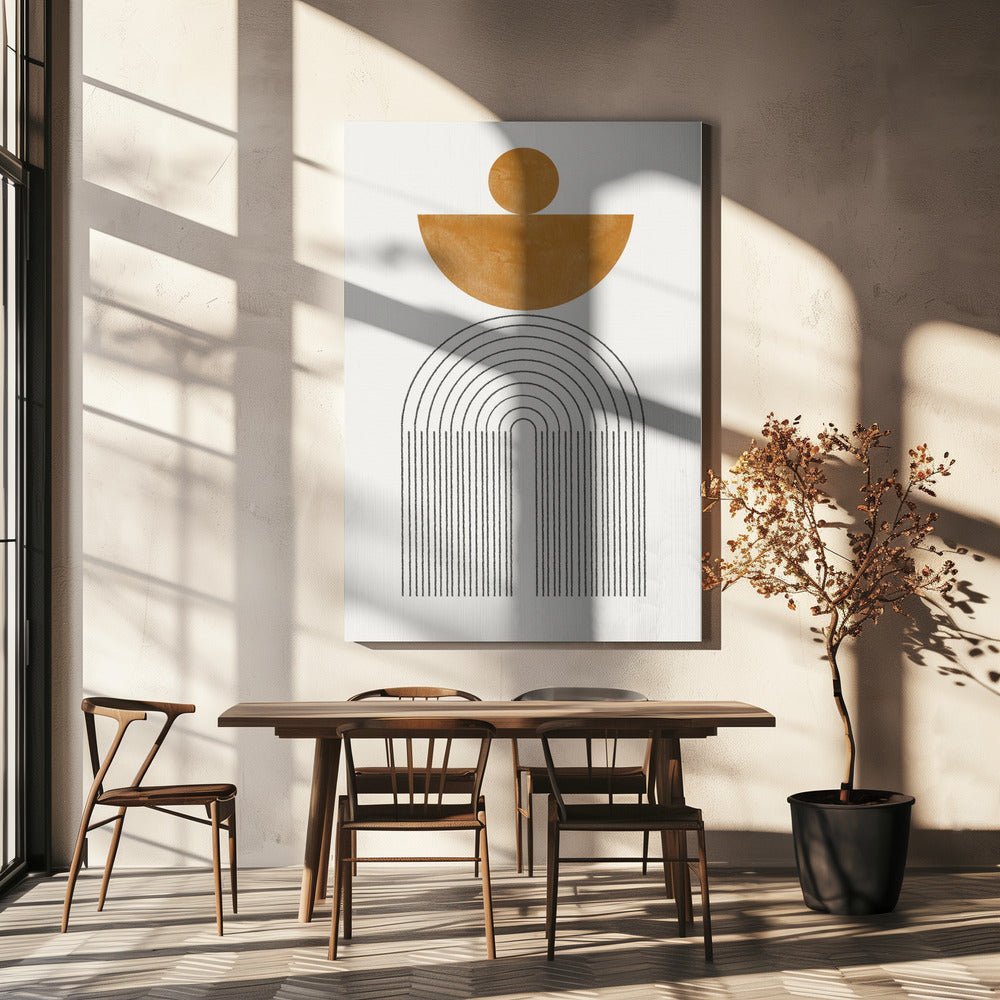 Boogcompositie nr. 7. | Canvas
