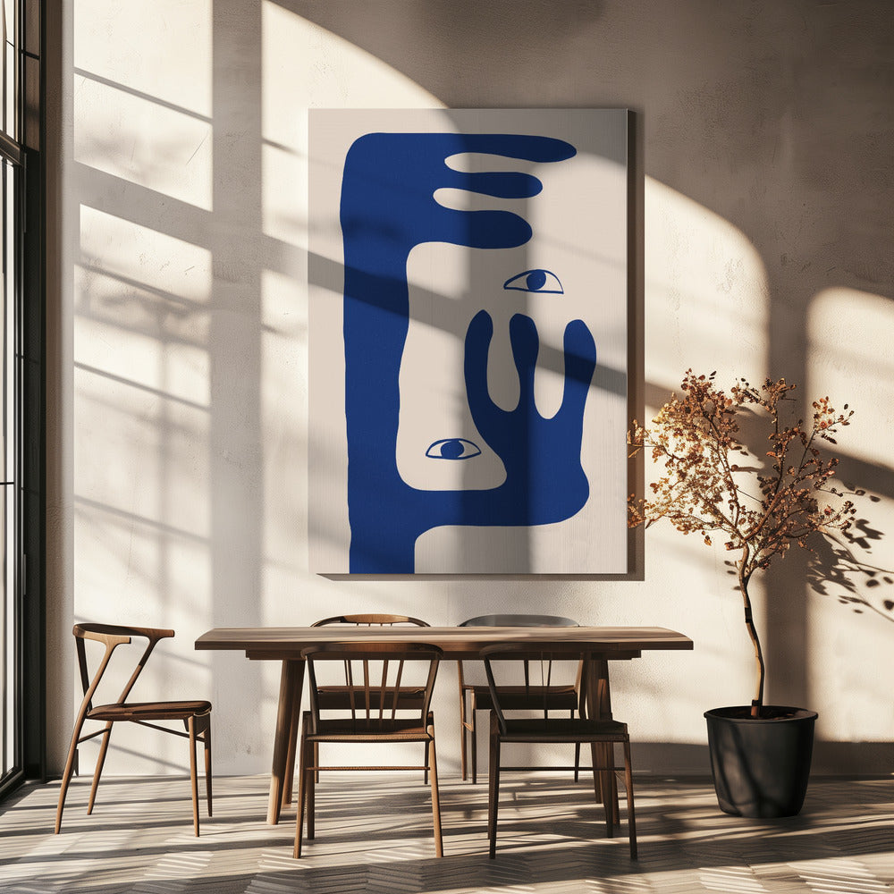 Abstract Gezicht Nr. 1. | Canvas