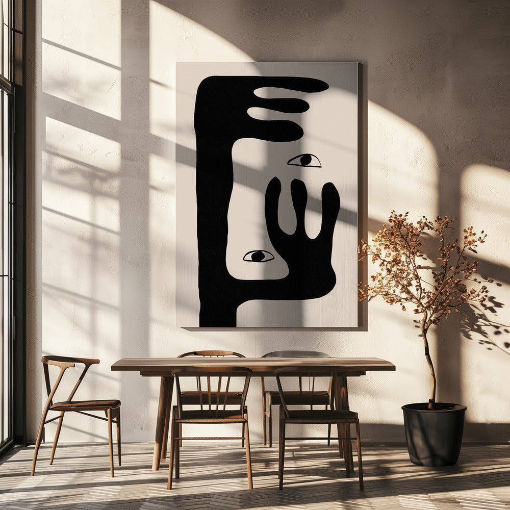 Surrealistische blik | Canvas