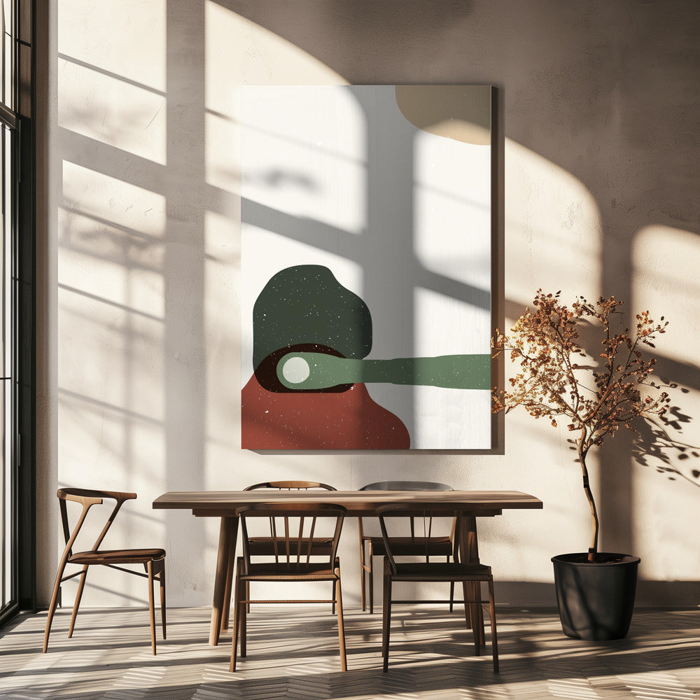 Abstracte compositie 4 | Canvas