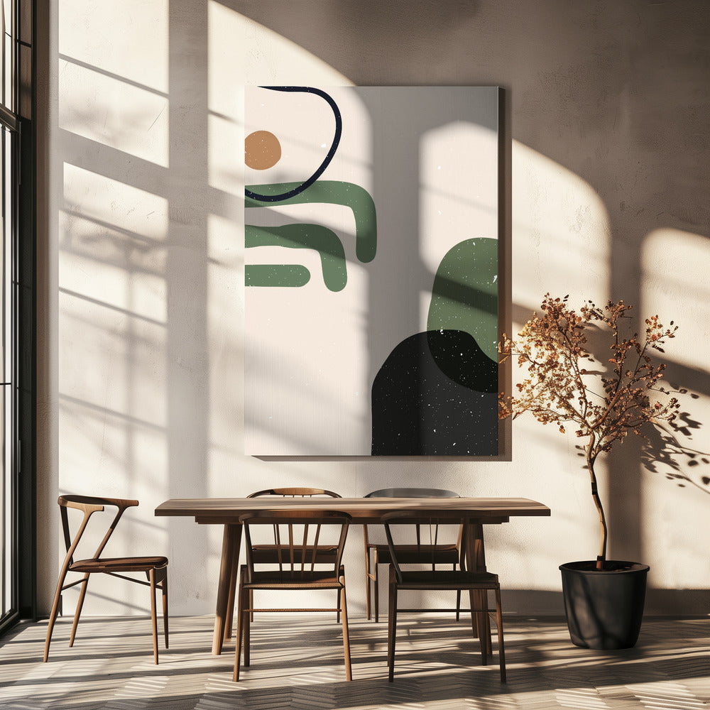 Abstracte compositie 7 | Canvas