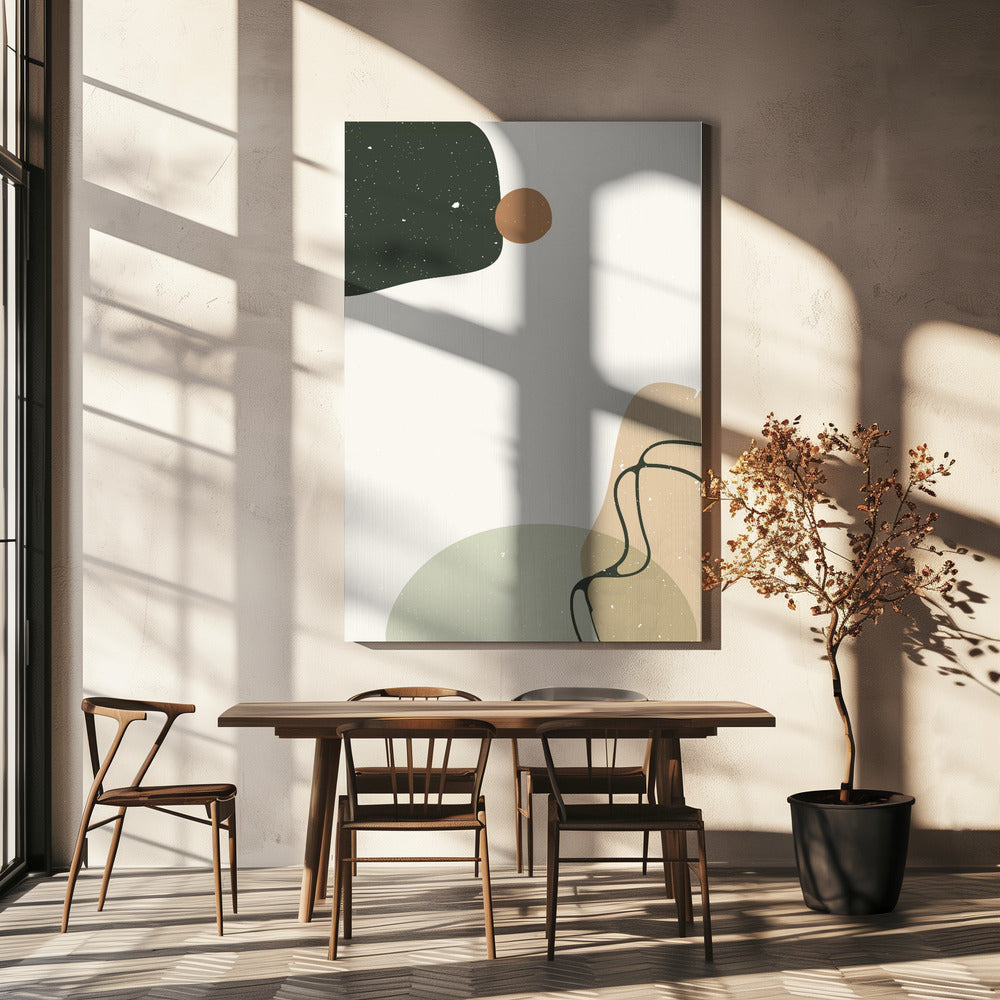 Abstracte compositie 8 | Canvas