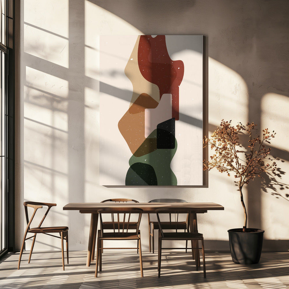 Abstracte compositie 12 | Canvas
