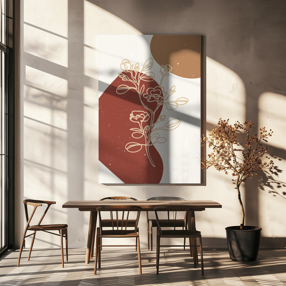 Abstracte compositie 19 | Canvas