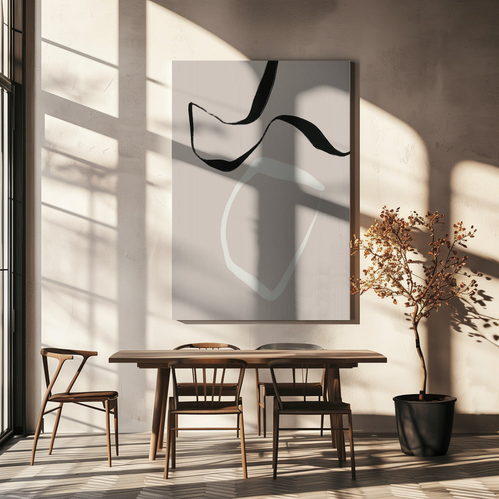 Zwevende vormen | Canvas