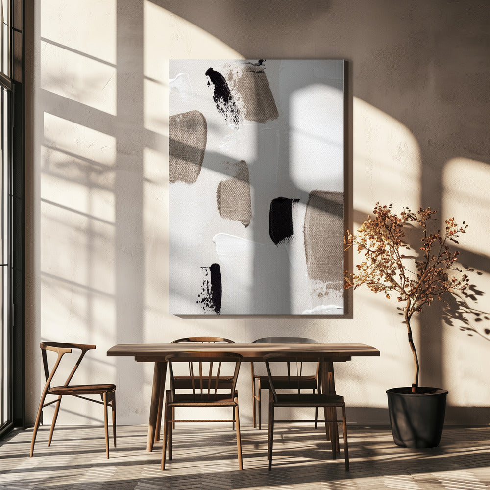 Abstracte vegen | Canvas