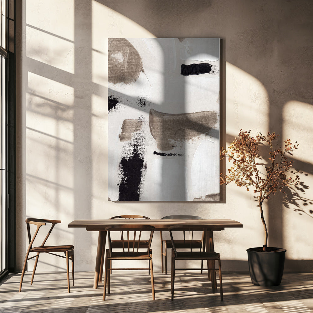 Abstracte vegen | Canvas