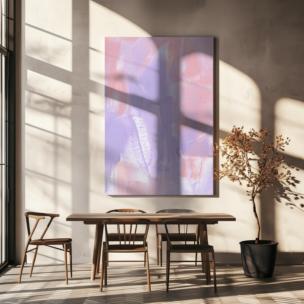 Purple in Pink | Canvas