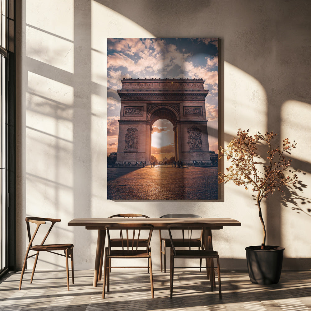 Gouden Boog van Parijs | Canvas