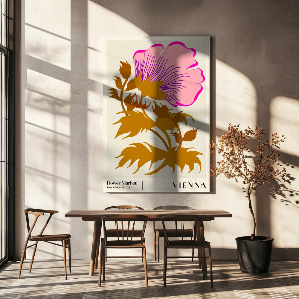 Bloemenmarkt. Wenen | Canvas