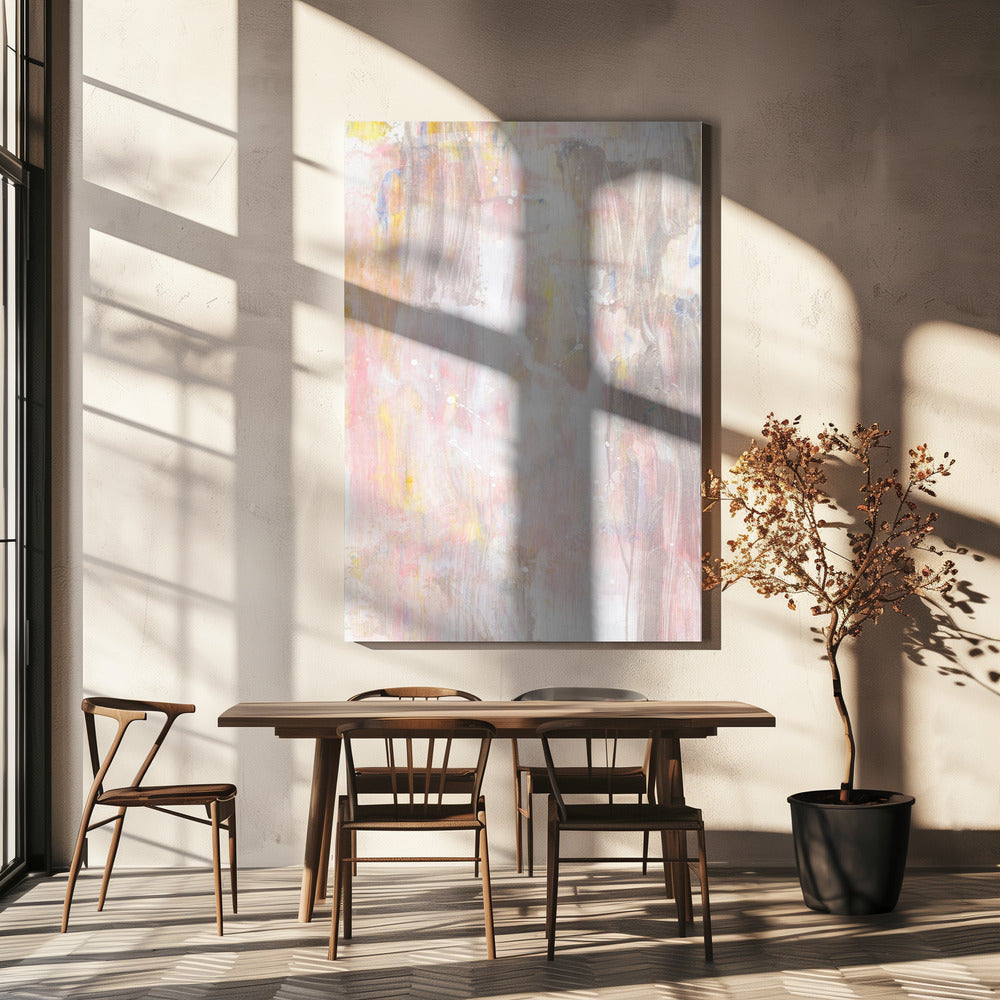 Fluid Brushstrokes and Subtle Splashes | Canvas