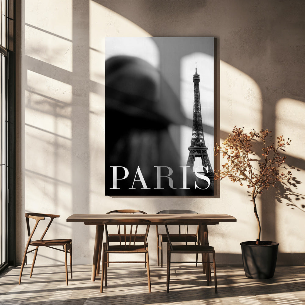 Parijs Tekst 4 | Canvas