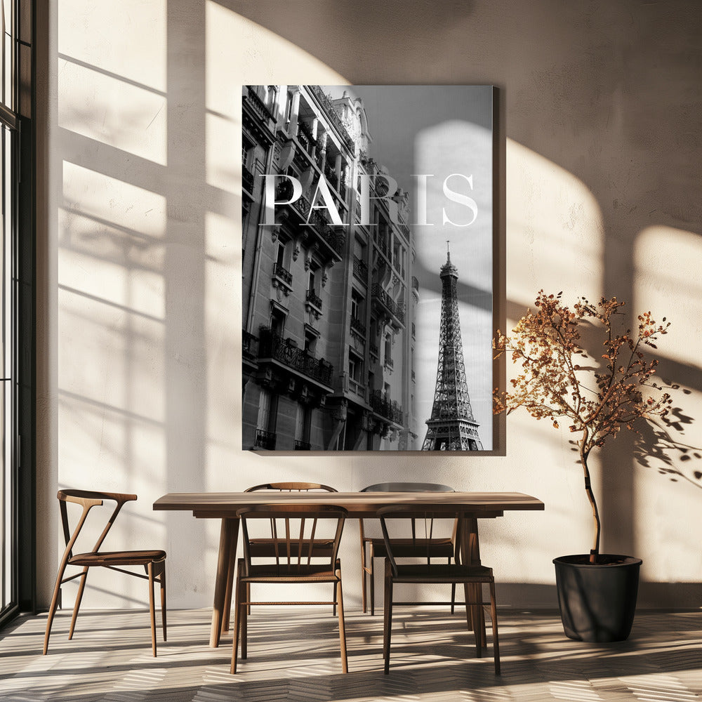 Parijs Tekst 3 | Canvas