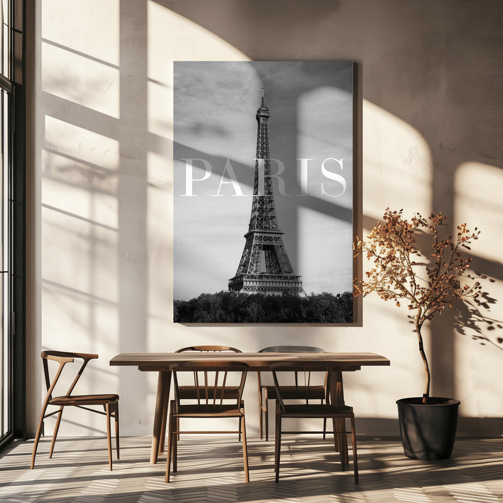 Parijs Tekst 2 | Canvas