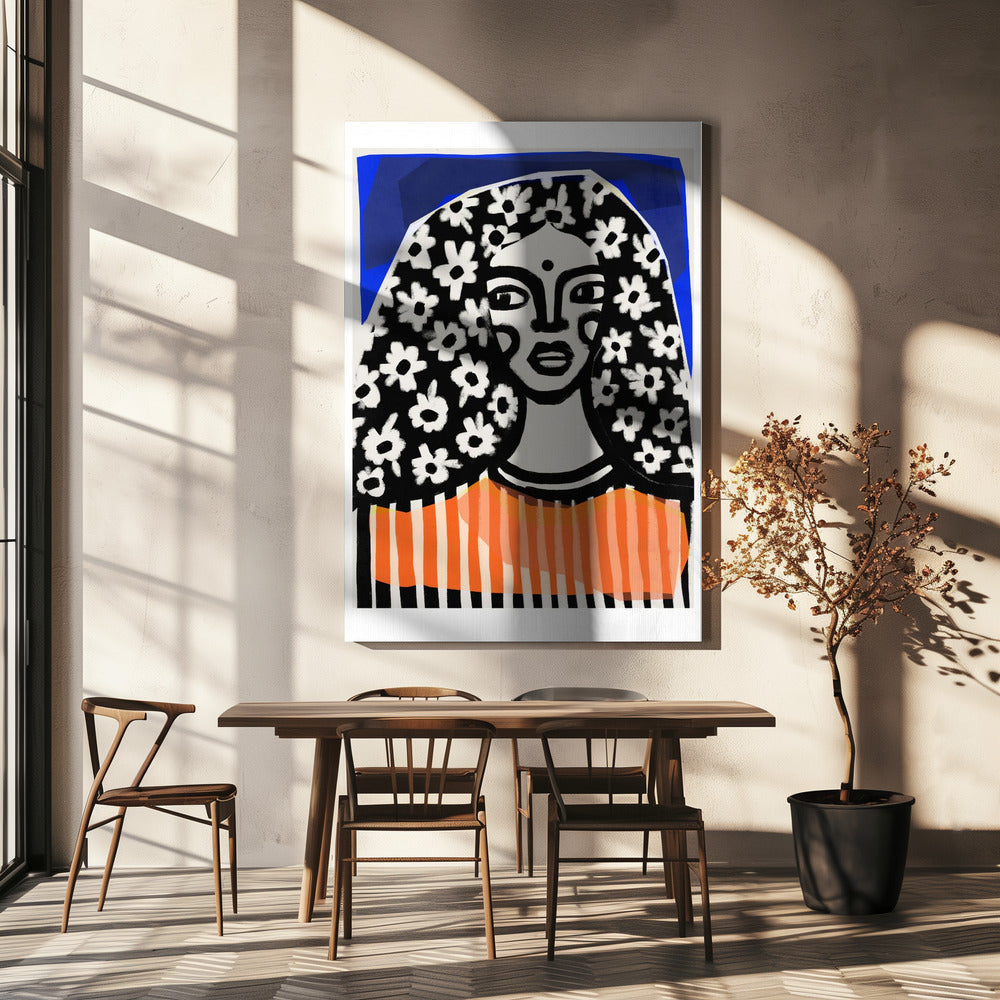Bloemen Majesteit | Canvas