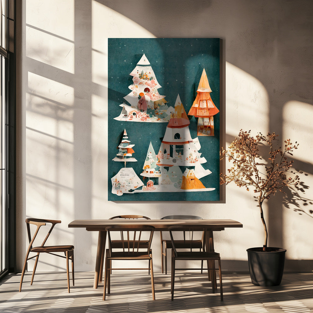 Betoverende Boshuizen | Canvas