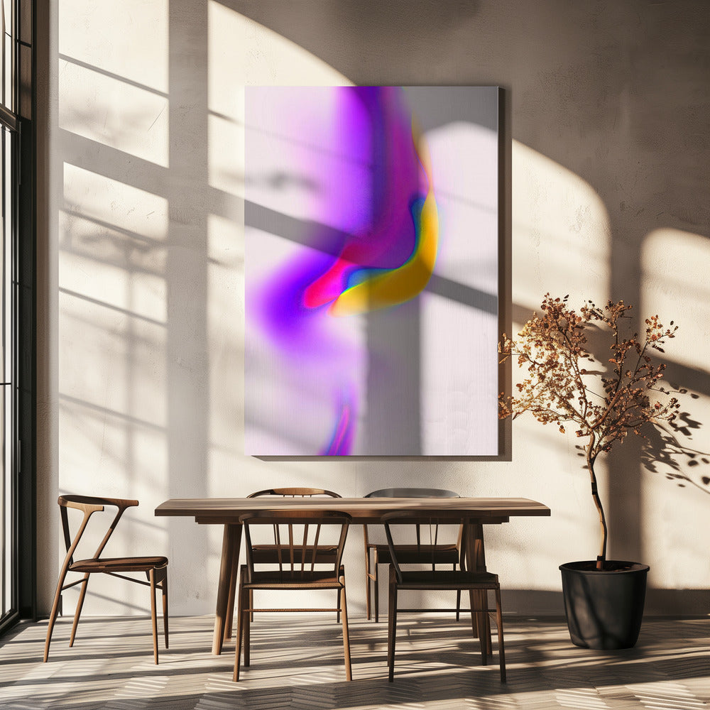 Neon Draaikolk | Canvas