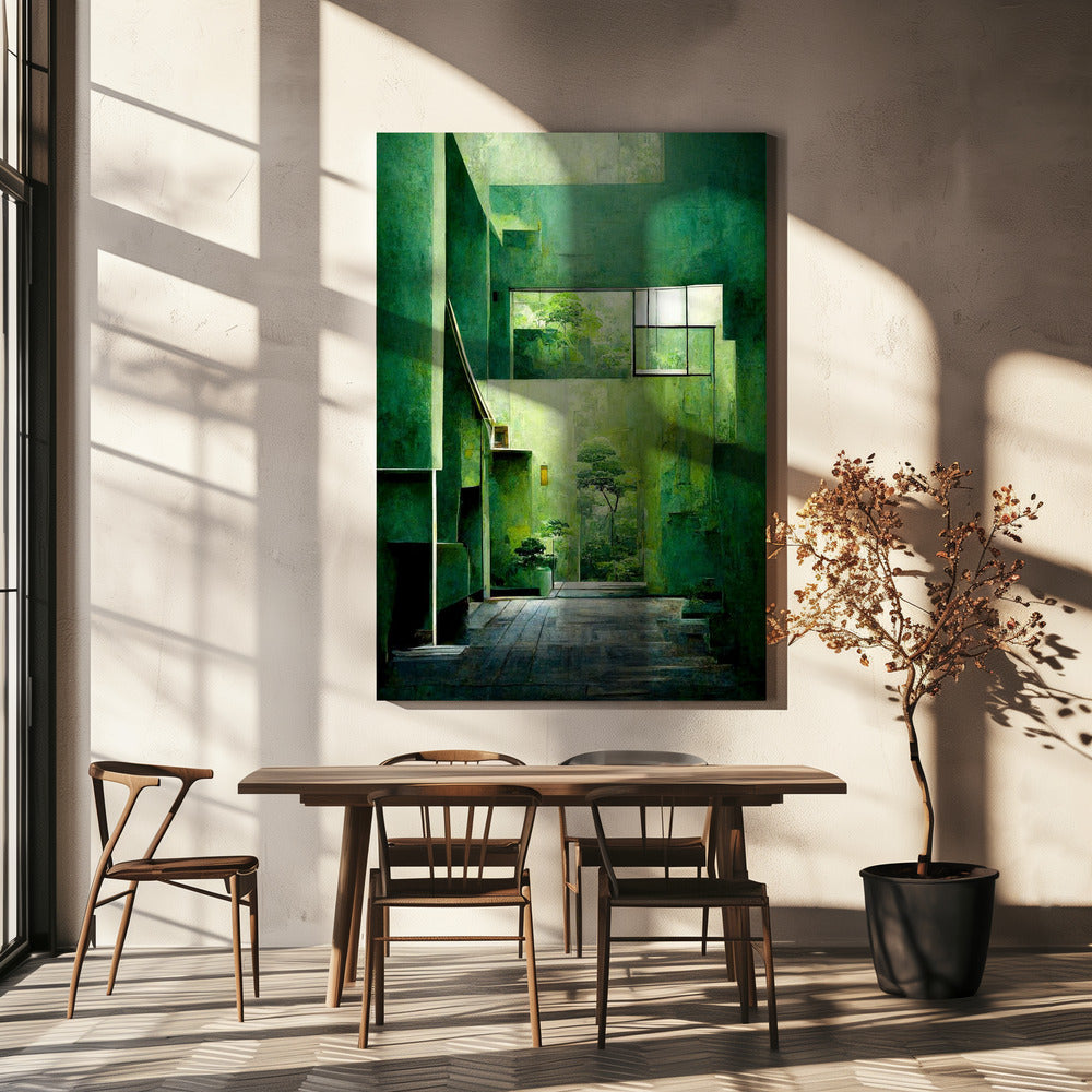 Smaragd Heiligdom | Canvas